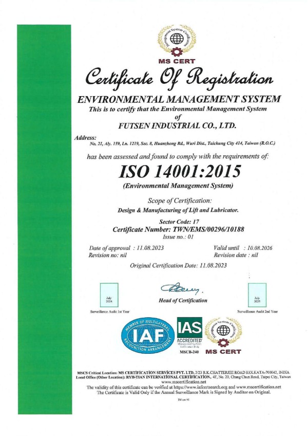 ISO 14001:2015 Certification